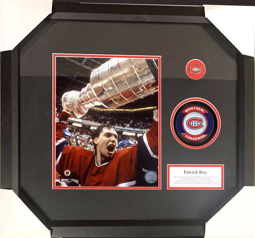 Patrick Roy - Canadiens Custom framed 8