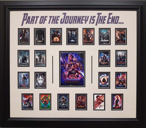 Avengers End Game Heroes - custom framed collage