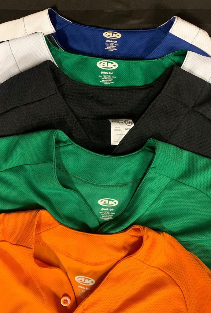 Full Button Baseball Jerseys