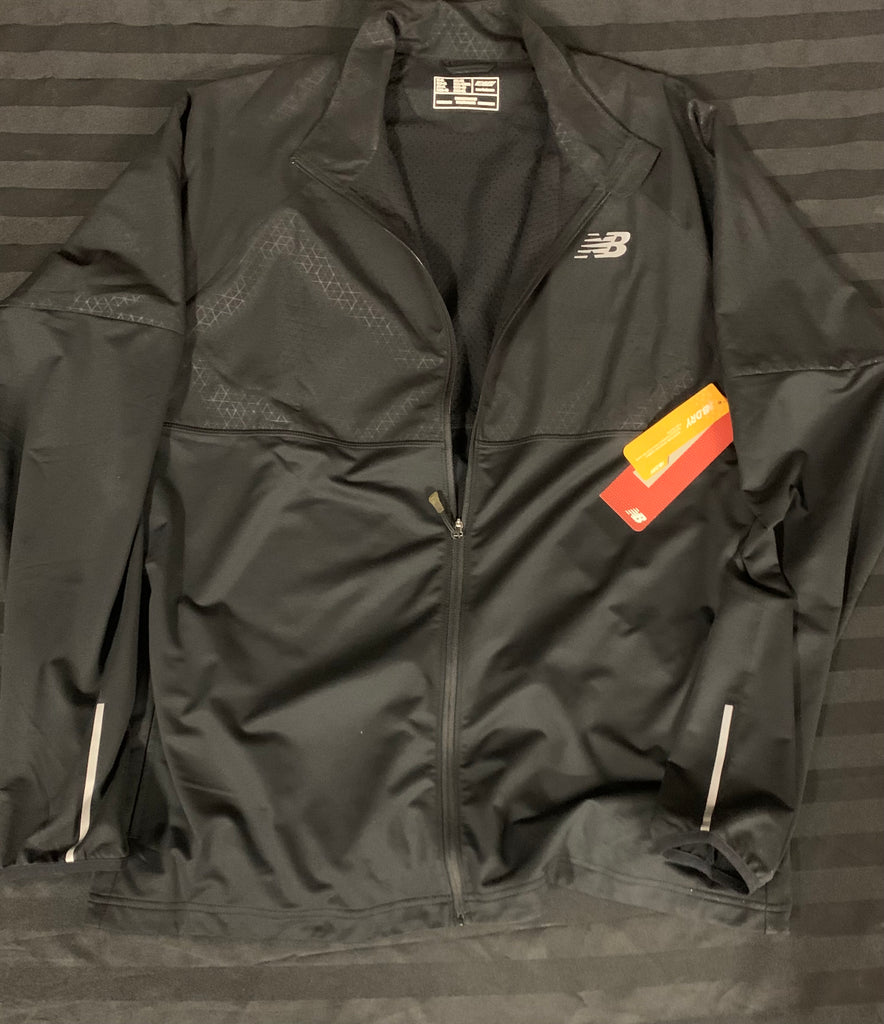 New Balance knit woven warm up jacket - ADULT XL