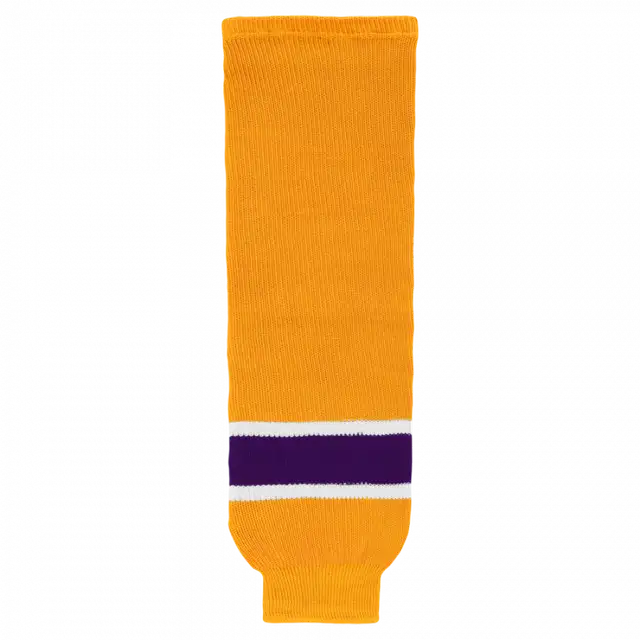 LA KINGS VINTAGE GOLD/PURPLE SOCKS