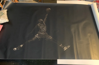 Michael Jordan wall graphic