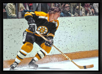 Bobby Orr - 20 x 29 framed Canvas - Boston Bruins
