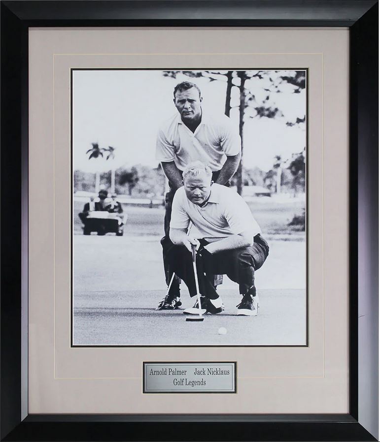 Jack Nicklaus/Arnold Palmer Framed 16X20 Photo