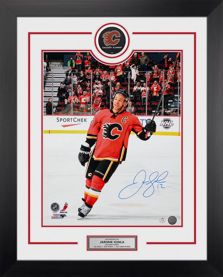 Jarome Iginla - Calgary Flames Signed 16