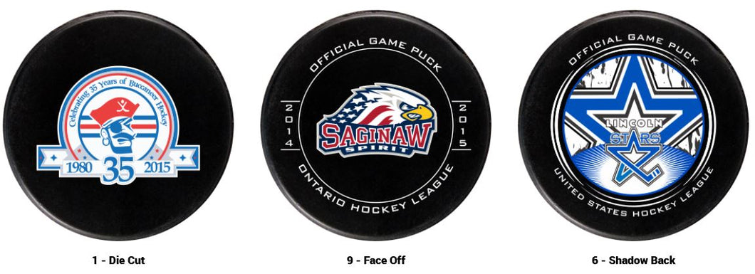 Custom Hockey Pucks