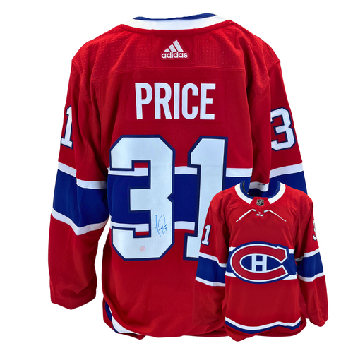 Carey Price Signed Montreal Canadiens 2017-2020 Red Adidas Authentic Jersey