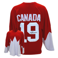 Paul Henderson Signed Team Canada 1972 Summit Series Red Replica Jersey