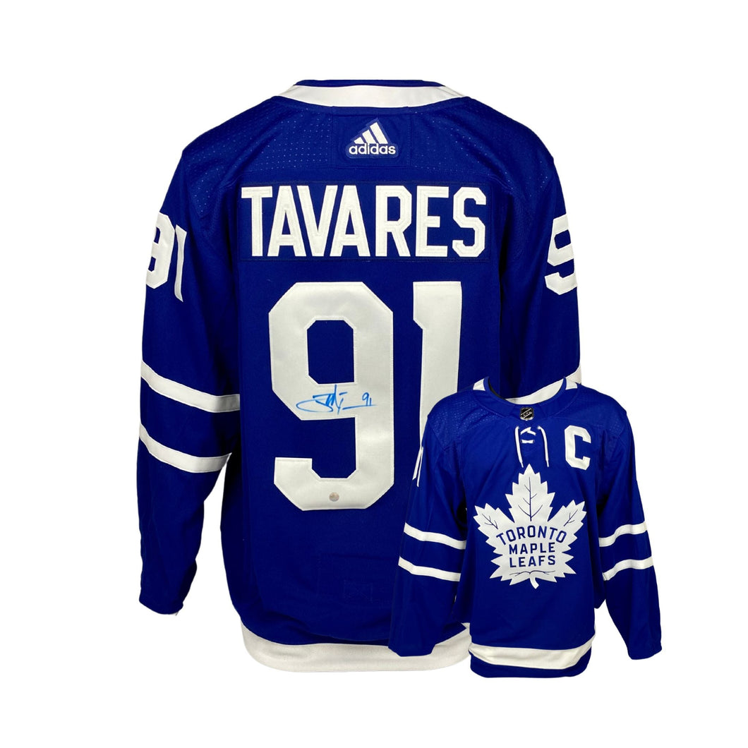 John Tavares Signed Toronto Maple Leafs Adidas Authentic Jersey with 