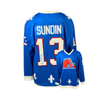 Mats Sundin Signed Nordiques Fanatics Vintage Jersey