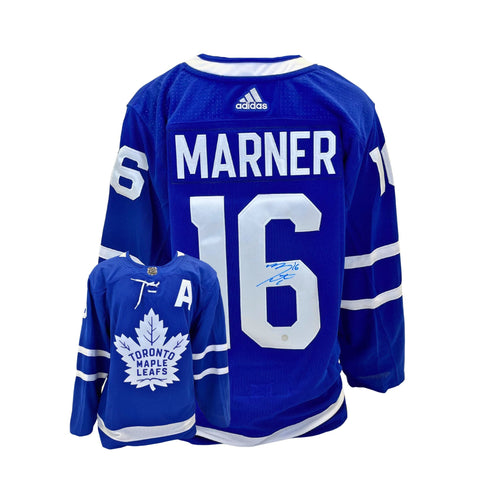 Mitch Marner Signed Toronto Maple Leafs  Blue Adidas Authentic Jersey