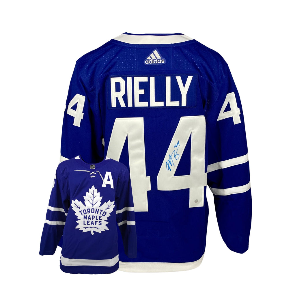 Morgan Rielly Signed Toronto Maple Leafs Adidas Authentic Jersey (blue)