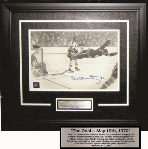 Bobby Orr Boston Bruins Signed Framed 8x10 