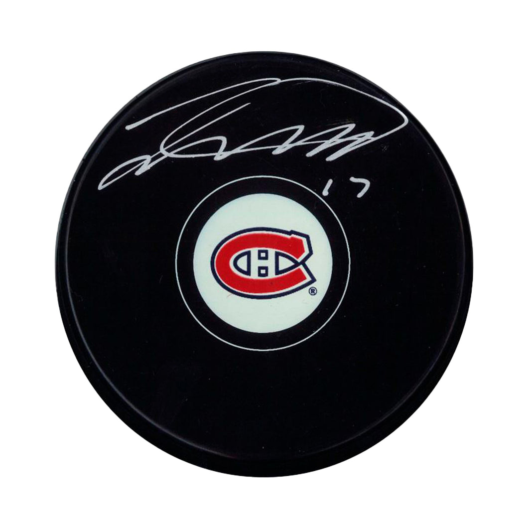 Josh Anderson Signed Montreal Canadiens Puck