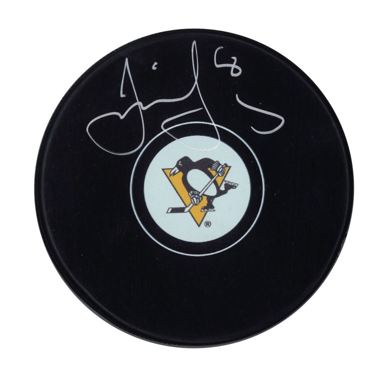 Jaromir Jagr Signed Pittsburgh Penguins Puck