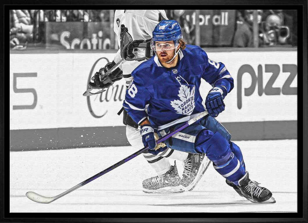 William Nylander Toronto Maple Leafs Framed 20x29 Spotlight Canvas