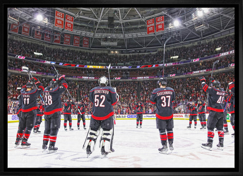 Carolina Hurricanes Framed 20x29 Celebration Canvas