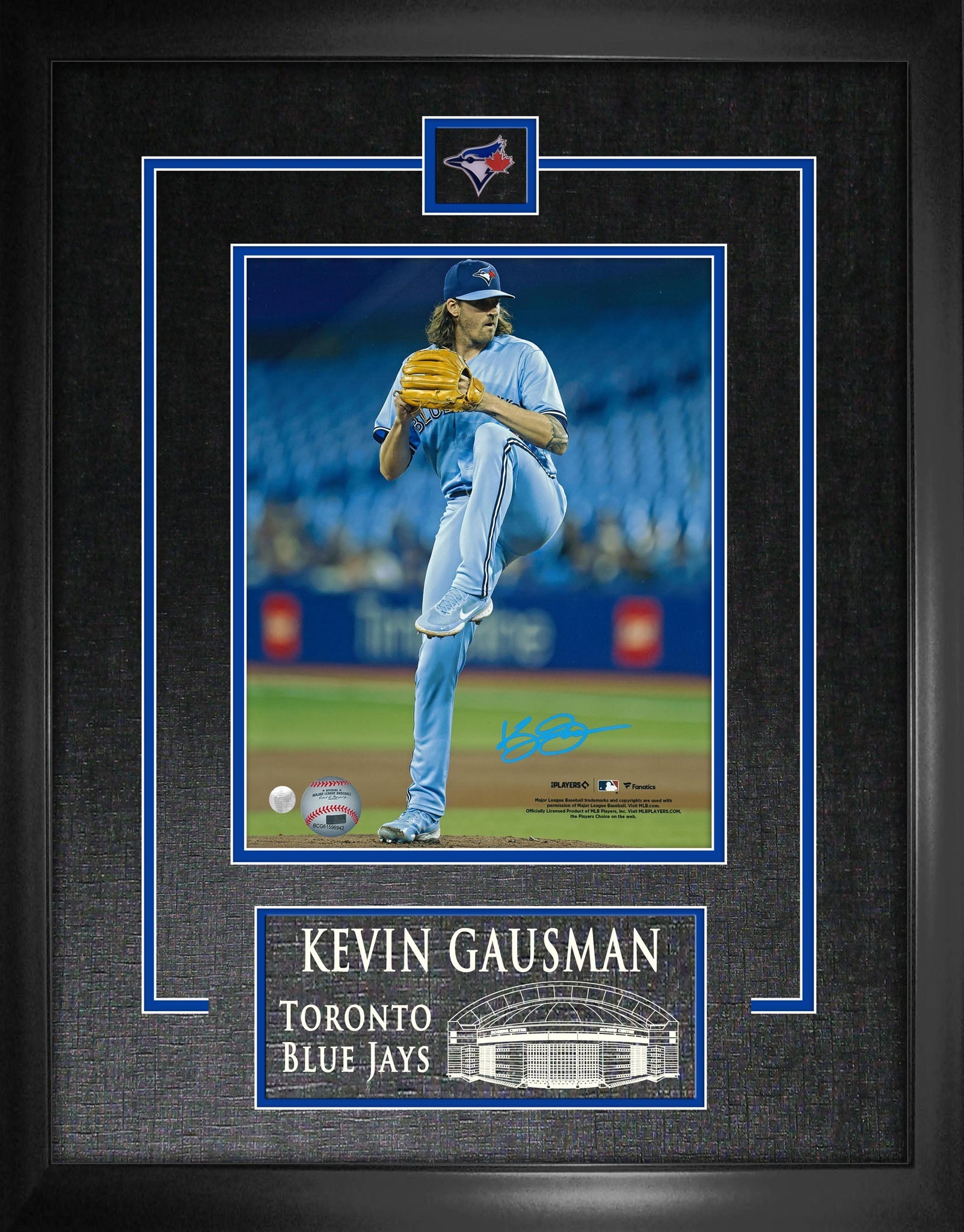 Kevin Gausman Signed 8x10 Unframed Toronto Blue Jays Red Wind Up Photo