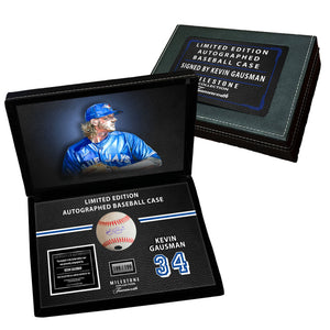 Kevin Gausman Signed Baseball in a Toronto Blue Jays Deluxe Case