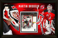 Martin Brodeur New Jersey Devils Signed PhotoGlass Framed 10x12 Photo