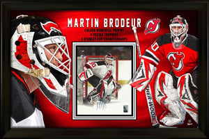 Martin Brodeur New Jersey Devils Signed PhotoGlass Framed 10x12 Photo