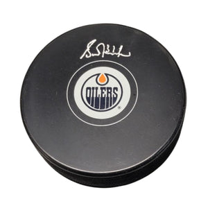 Grant Fuhr Signed Edmonton Oilers Puck (Autograph Series)