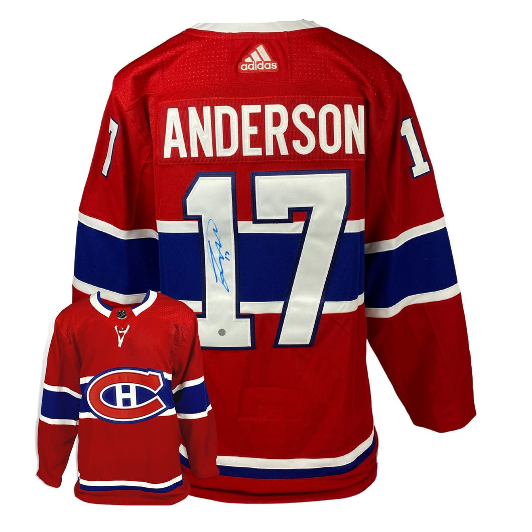 Josh Anderson Signed 2021 Montreal Canadiens Adidas Auth. Jersey