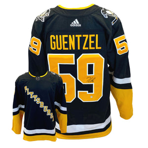 Jake Guentzel Signed Pittsburgh Penguins Third Adidas Auth. Jersey