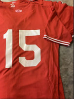 Set of 9 Full Button Baseball / slo-pitch jerseys