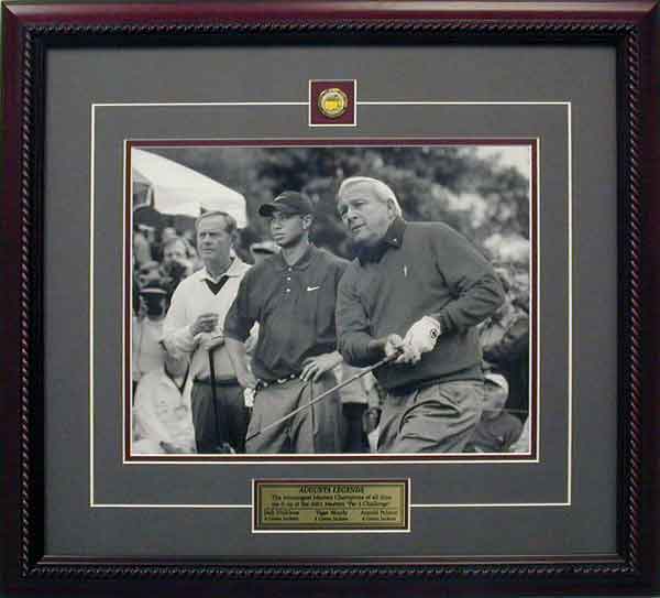 Augusta Legends - Framed photo with plate and ball marker