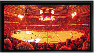Calgary Flames - C of Red - Framed Canvas - Scotiabank Saddledome