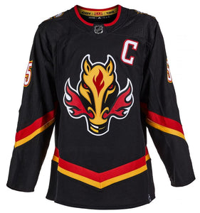 Mark Giordano - Calgary Flames Signed Reverse Retro Adidas Jersey