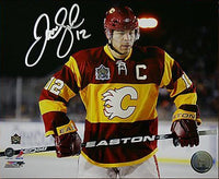 JAROME IGINLA autographed 8" x 10" photo - Heritage Classic horizontal