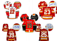 Calgary Flames autographed jerseys