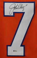 Load image into Gallery viewer, John Elway Signed Denver Broncos Size XL Orange Jersey