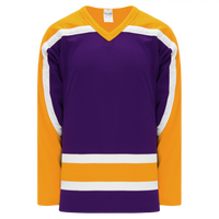 LA KINGS VINTAGE PURPLE JERSEY -AK - ADULT LARGE