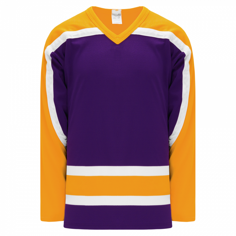 La kings yellow online and purple jersey