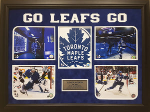 Leafs Nation - framed photos with etched mattes and pins