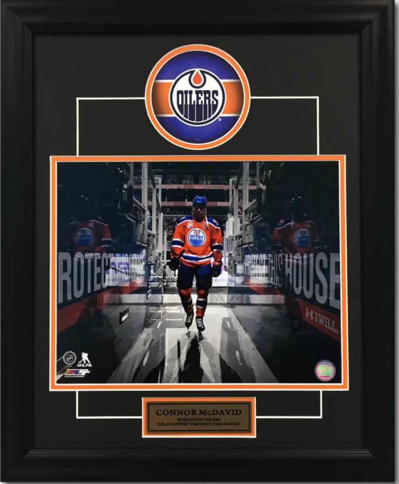 Connor McDavid Edmonton Oilers Rogers Place 'Protect This House'