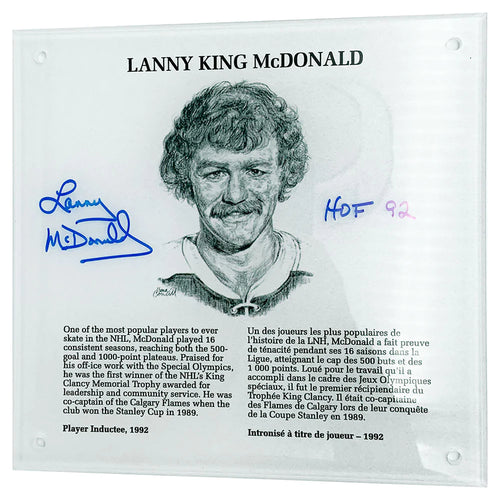 Lanny McDonald Signed 9