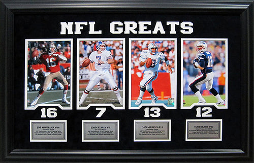 NFL Quarterback Legends - Custom collage