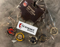 NHL - NFL Spinner Keychain