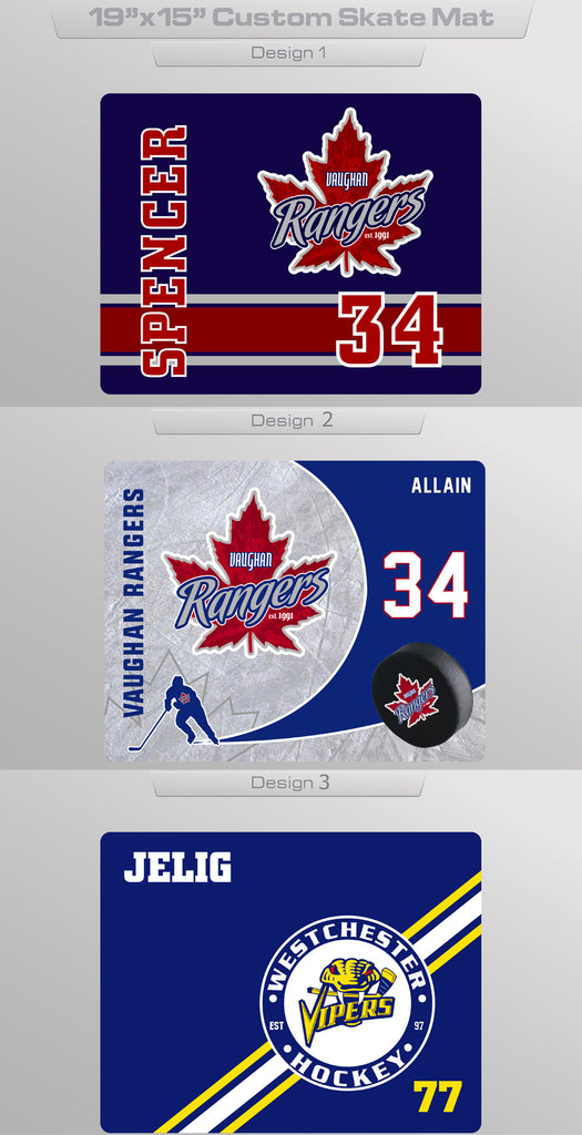 19" x 15" Custom Skate Mat