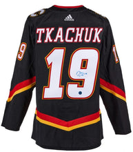 Load image into Gallery viewer, Matthew Tkachuk Calgary Flames Signed Reverse Retro Adidas Jersey
