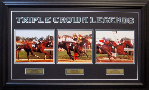 Triple Crown Legends - Custom Framed