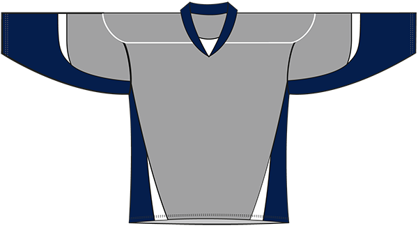 GREY/NAVY league jersey - XJ6 - ADULT XL