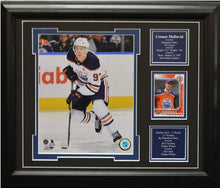 Load image into Gallery viewer, Connor McDavid - custom framed photo with card and bio