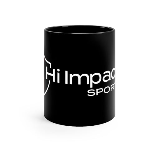 Hi Impact Sports Black mug - 11oz