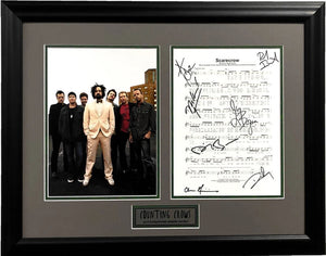 Counting Crows - Band Signed Replica Scarecrow Sheet Music Frame
