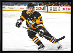 Sidney Crosby Pittsburgh Penguins Framed Canvas